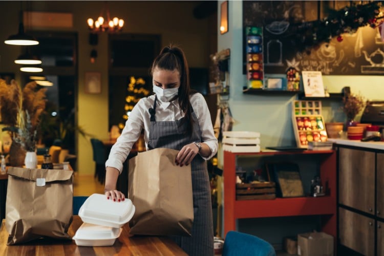 emballage alimentaire vente à emporter
